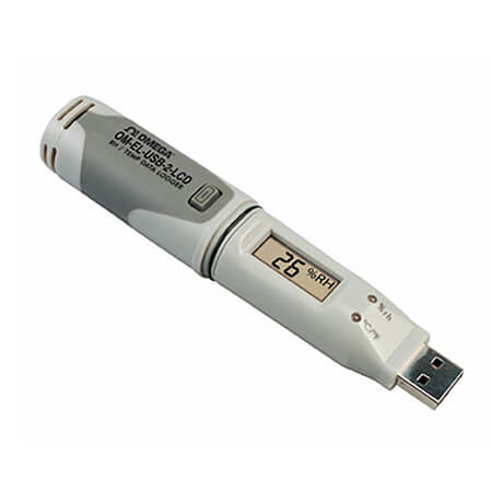 OMEGA奧米佳 OM-EL-USB-2-LCD溫度、濕度和露點(diǎn)數(shù)據(jù)記錄器 配有LCD顯示屏